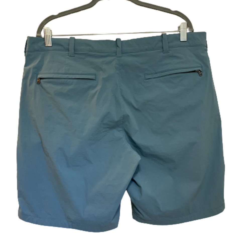 J. Crew Stretch Re-Imagined Chino Shorts Classic Fit Casual Zip-Fly Blue 36x9 - Picture 4 of 8